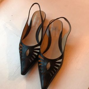 Nordstrom pointy toe sling back flat